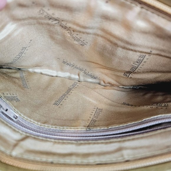 Vintage 1980's Whiting and Davis Gold Metal Mesh High Rise Convertible Crossbody - Picture 7 of 7